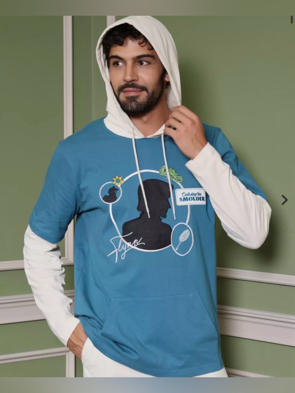 NWT Her Universe Disney Tangled Flynn Rider 2fer hoodie size 3X